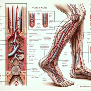 Compression socks to protect leg veins